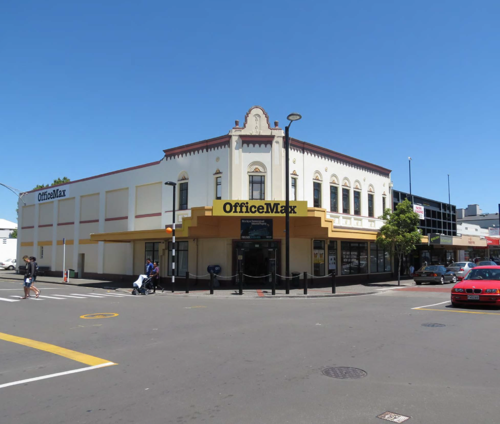 former Whitcoulls store cnr Dickens and Dalton Streets Napier